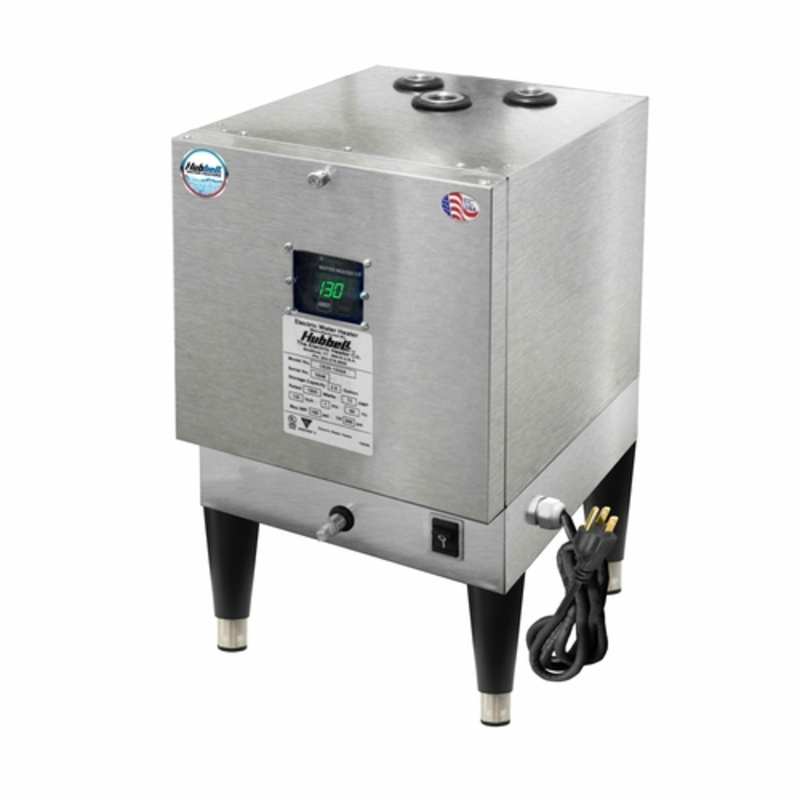 Chauffe-eau électrique commercial Hubbell J25-750 de 2,5 gallons à usage ponctuel, 0,75 kW