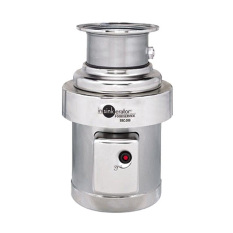 Broyeur de déchets alimentaires InSinkErator SSC200-1 monophasé, 2 CV, en acier inoxydable
