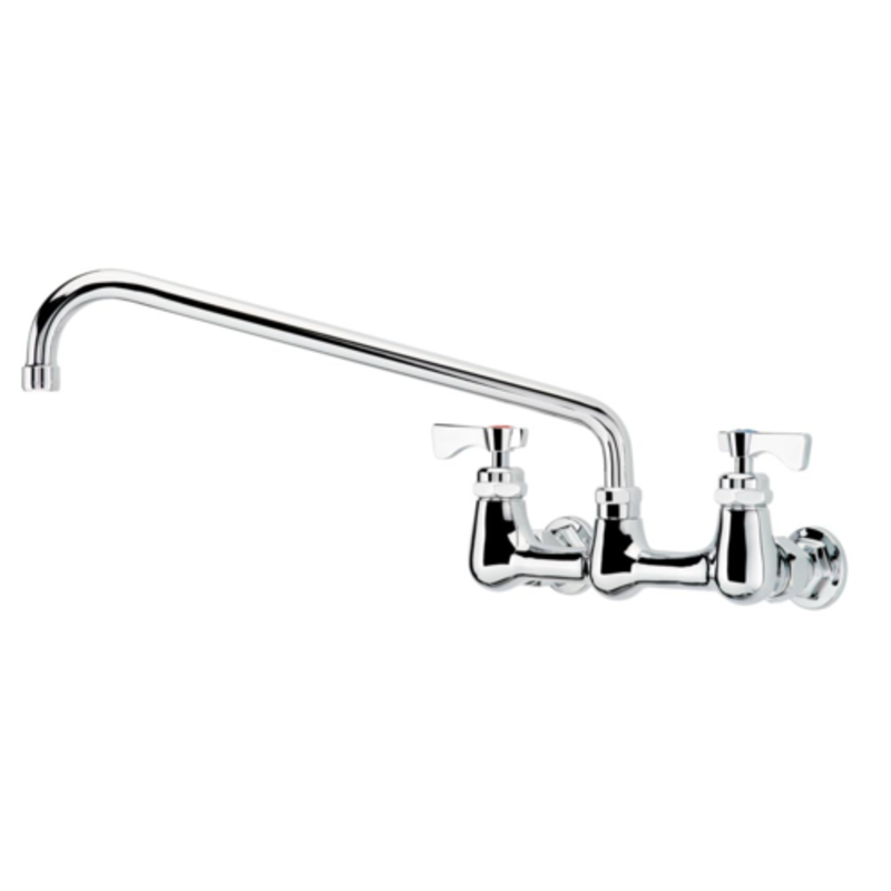 Krowne Royal Series 14-814L Commercial Wall-Mount Faucet with 14-Inch Swing Spout