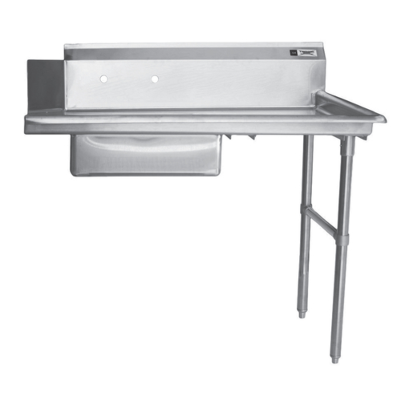 Thorinox 36-Inch Right-to-Left Soiled Dishtable with Integrated Sink (TSDT-3036-R)