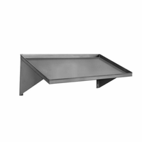 CMA Dishmachines 12620.00 Stainless Steel Slanted Wall-Mount Sorting Shelf, 42" x 21-1/2"