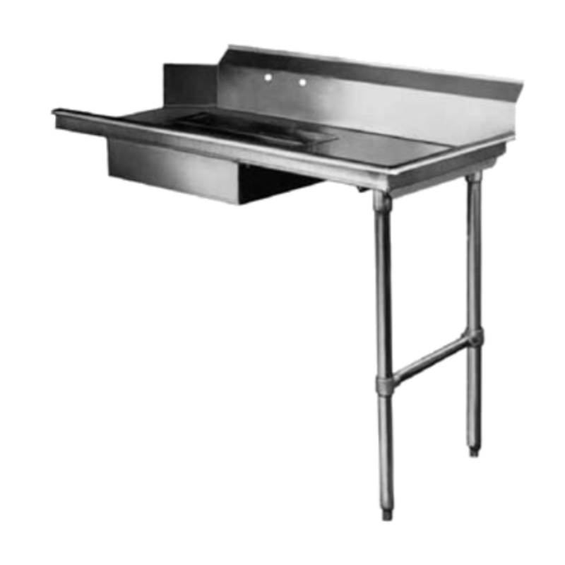 CMA Dishmachines SR-48 Right-to-Left 48-Inch Stainless Steel Soiled Dishtable