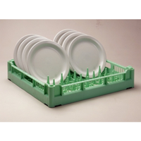 Lamber CC00024 Green Plastic Pegged Plate Dishwasher Rack 19.75 x 19.75