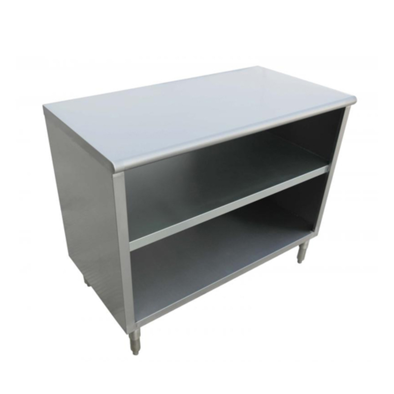 Omcan 38033 60-Inch Enclosed Stainless Steel Dish Storage Cabinet (18-Inch Deep)