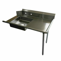 EFI SIST72R 72-Inch Right-to-Left Soiled Dishtable with 20-Inch Pre-Rinse Sink