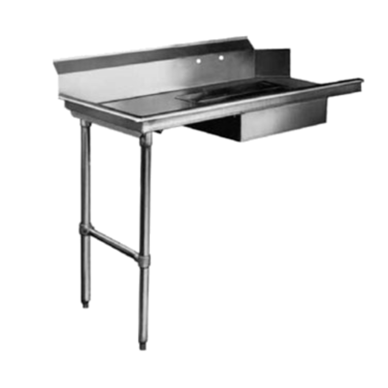 CMA Dishmachines SL-60 60-Inch Left-to-Right Soiled Dishtable with Pre-Rinse Sink