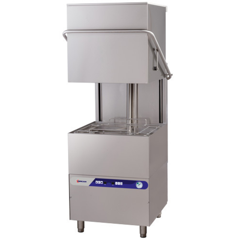 Omcan 46797 High-Volume Door-Type Commercial Dishwasher - 68L Capacity
